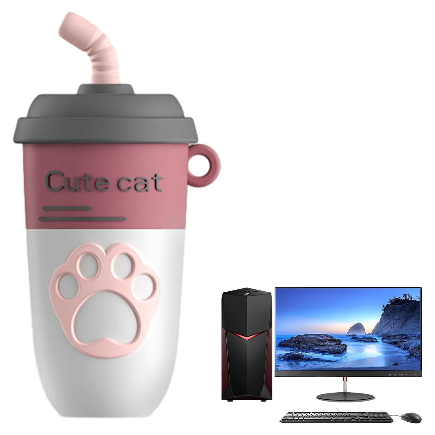 Clé USB en forme de thé au lait, clé USB pour ordinateur et téléphone mobile, clé USB mini mignon en forme de tasse de thé au lait, clé USB pour