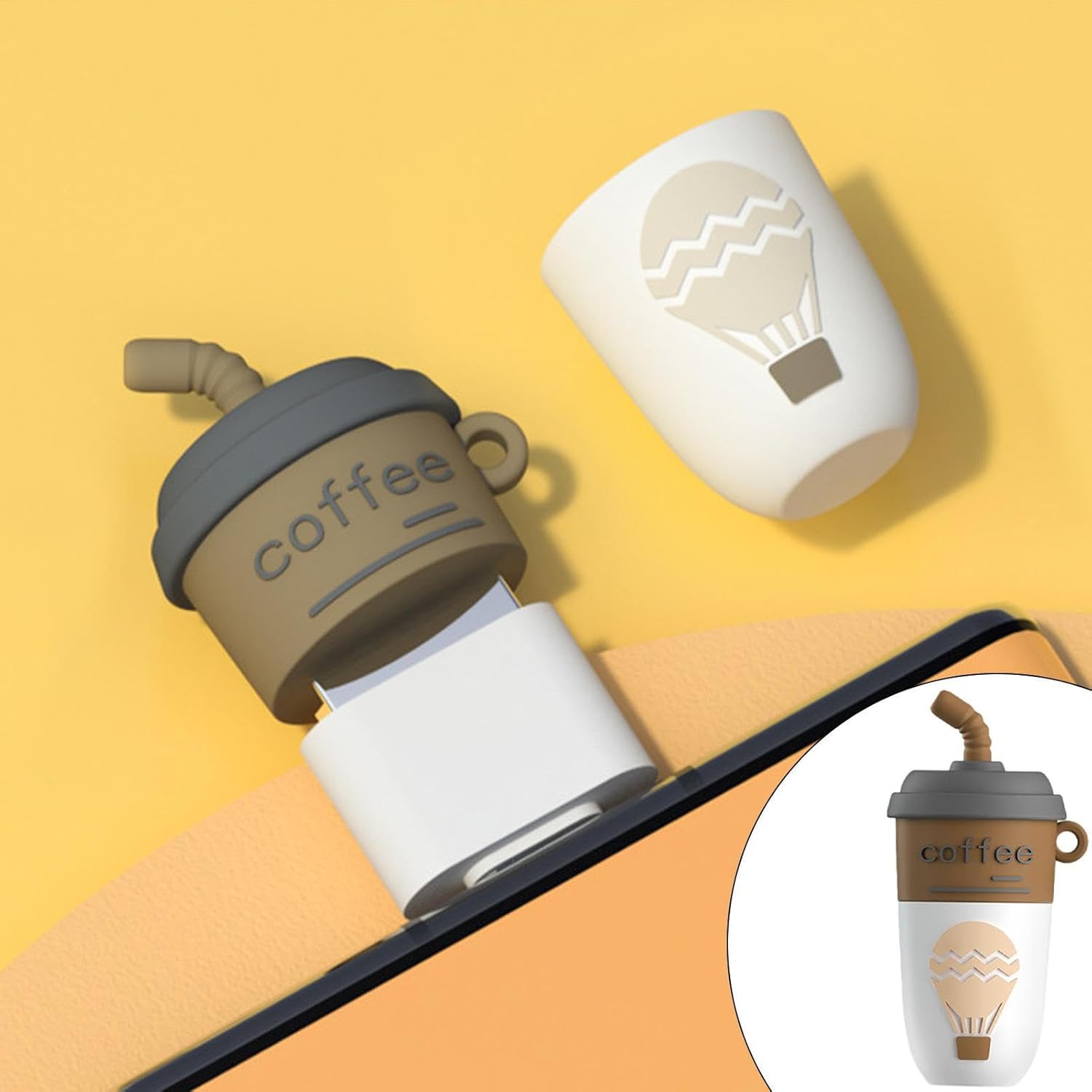 Milk tea shaped USB flash drive, computer and mobile phone USB flash drive, mini cute cartoon milk tea cup music car USB flash drive, key chain USB