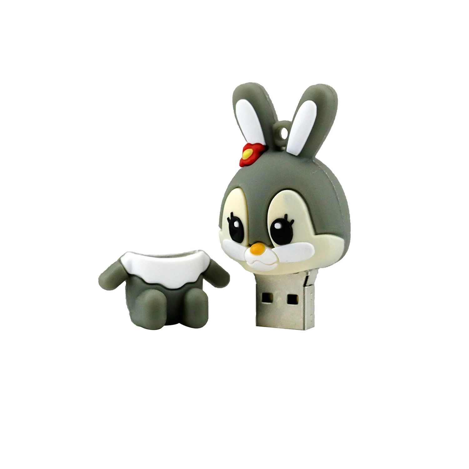 Cartoon USB flash drive Cartoon rabbit memory stick Silicone USB flash drive-32GB