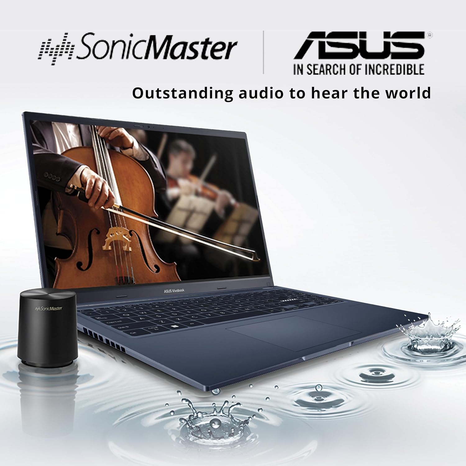 Refurbished - ASUS VivoBook 15 Slim 15.6" FHD Laptop, Intel i5-1240P, 2TB PCIe SSD, 16GB RAM, Intel Iris Xe Graphics, Backlit KYB, Fingerprint