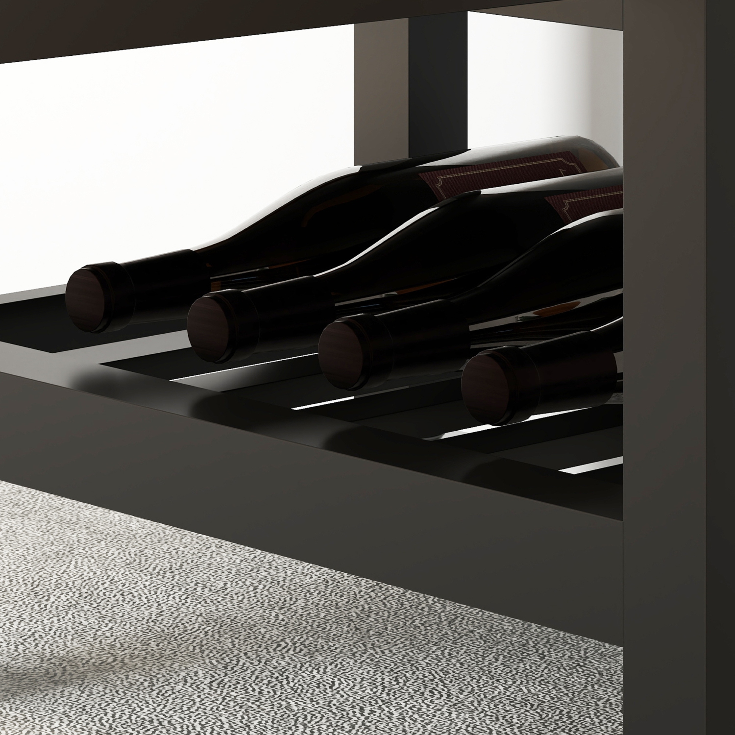 HOMCOM Rolling Kitchen Island Cart with Wood Top, Butcher Block Kitchen Cart on Wheels with Drawer, Storage Cabinet and Towel Rack, Black