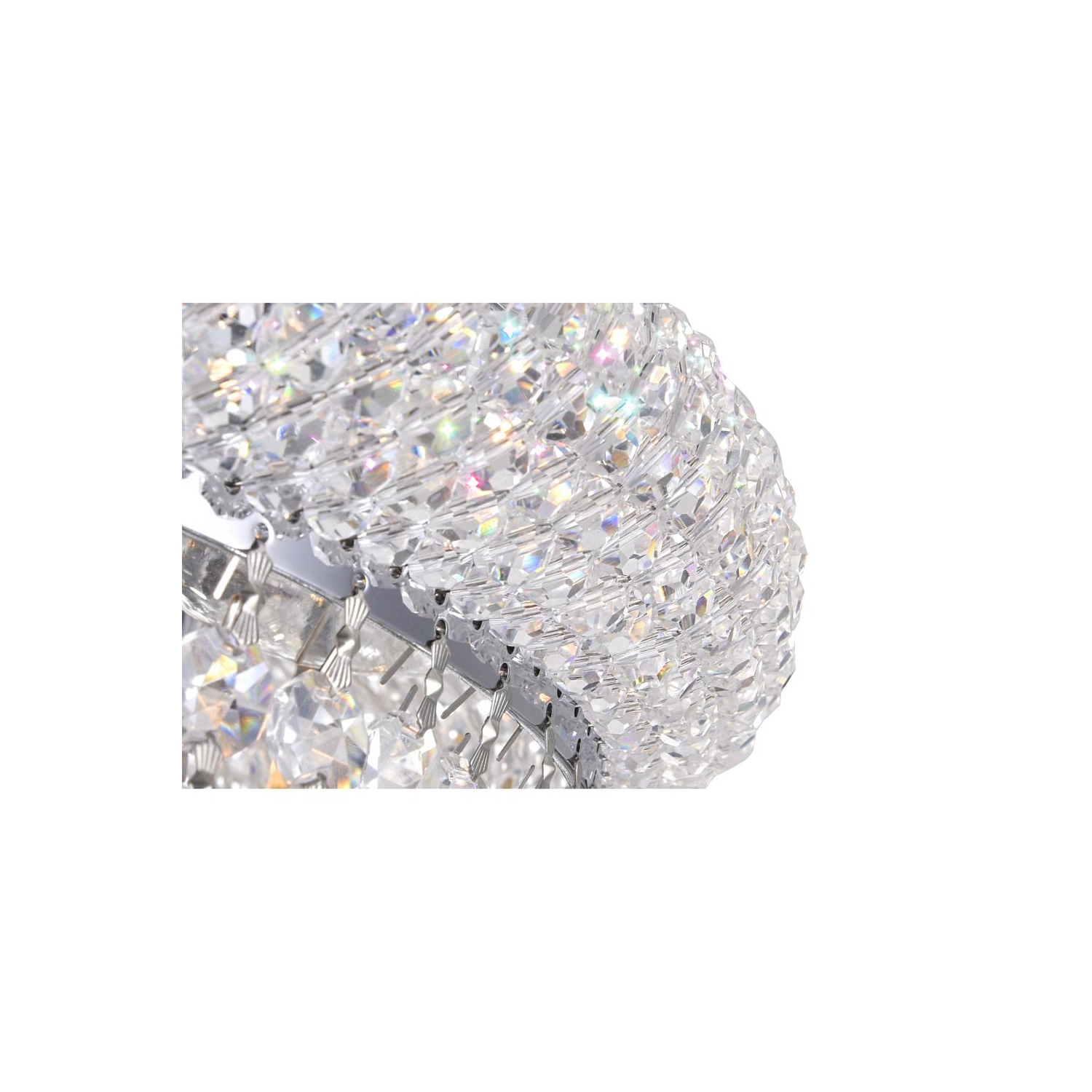 Empire 4 Light Flush Mount With Chrome Finish