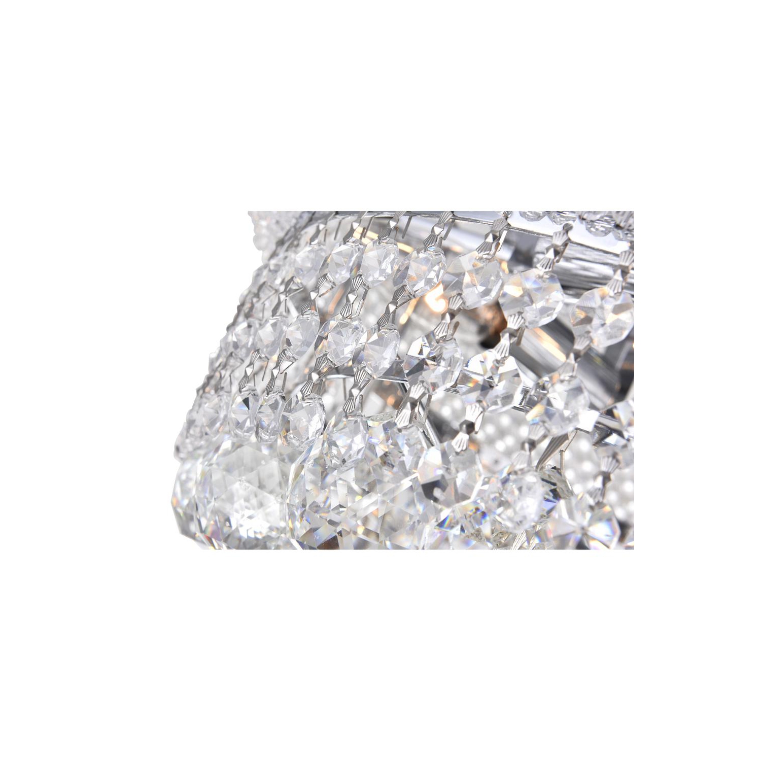 Empire 4 Light Flush Mount With Chrome Finish