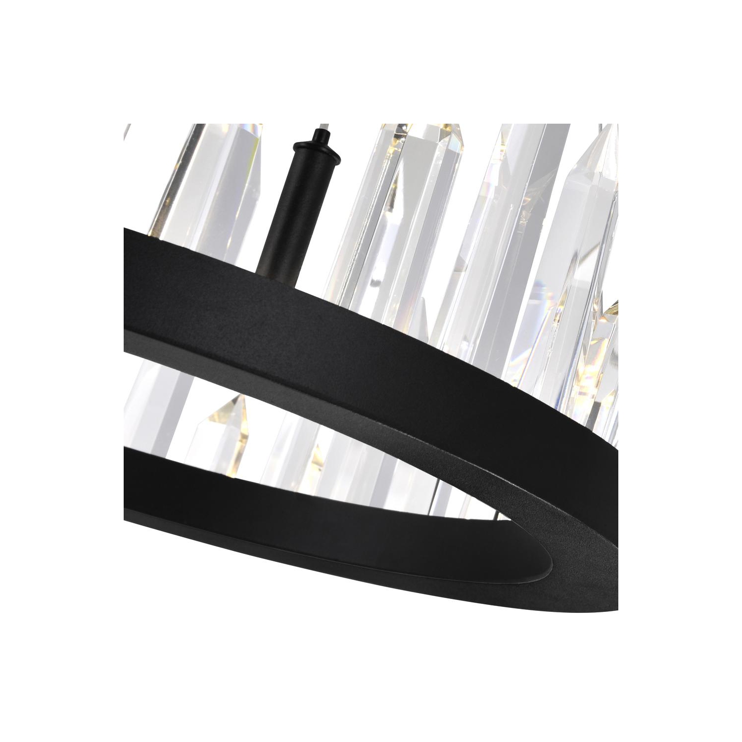 Juliette LED Chandelier With Black Finish | Best Buy Canada