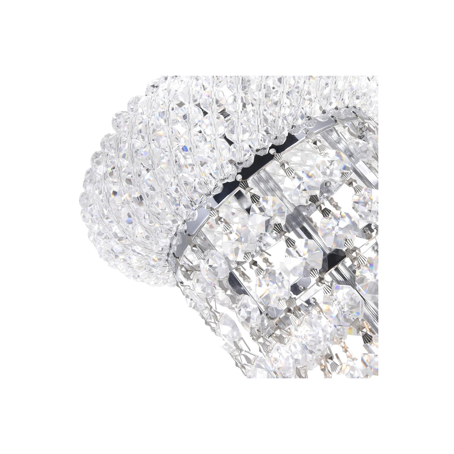 Empire 8 Light Floor Lamp With Chrome Finish