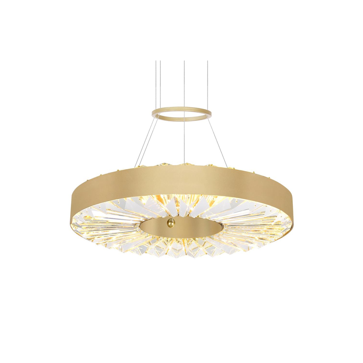 Lustre LED de Bjoux avec fini soleil doré