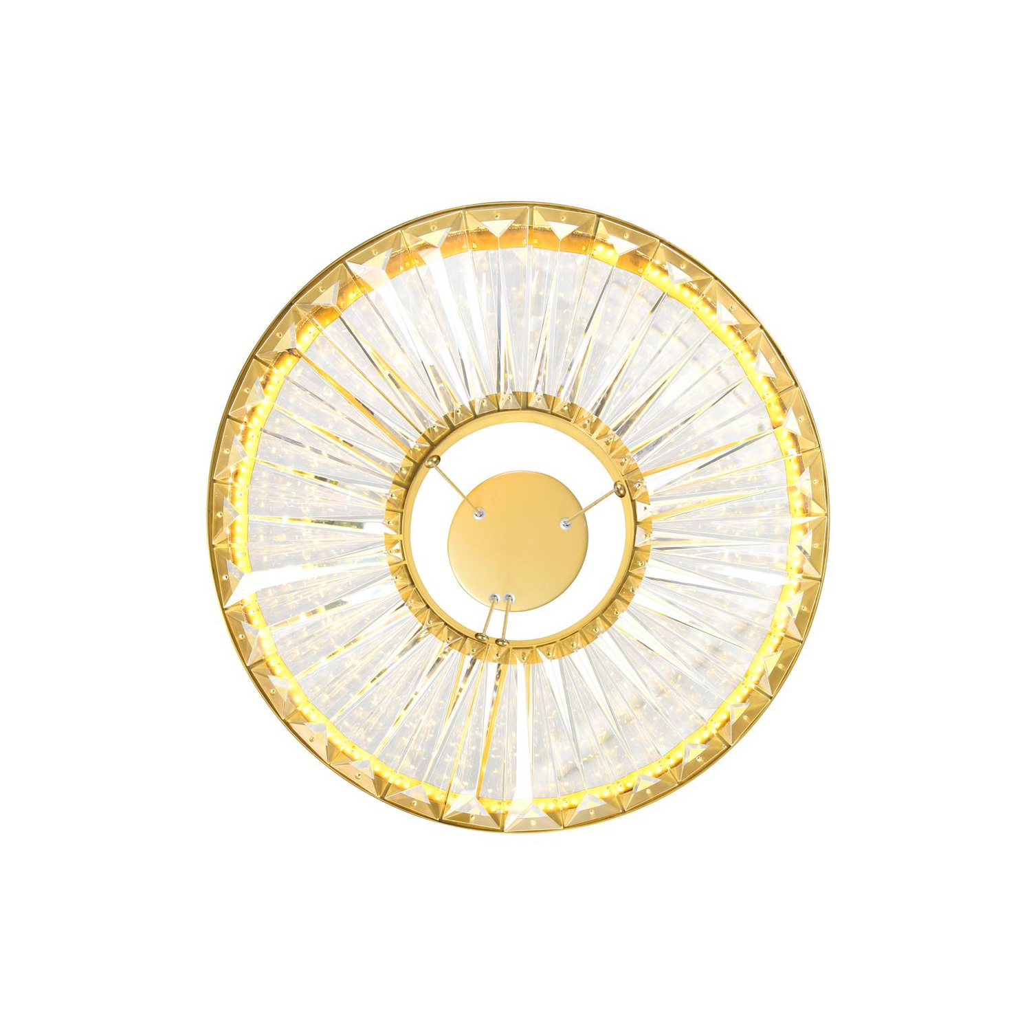 Lustre LED de Bjoux avec fini soleil doré