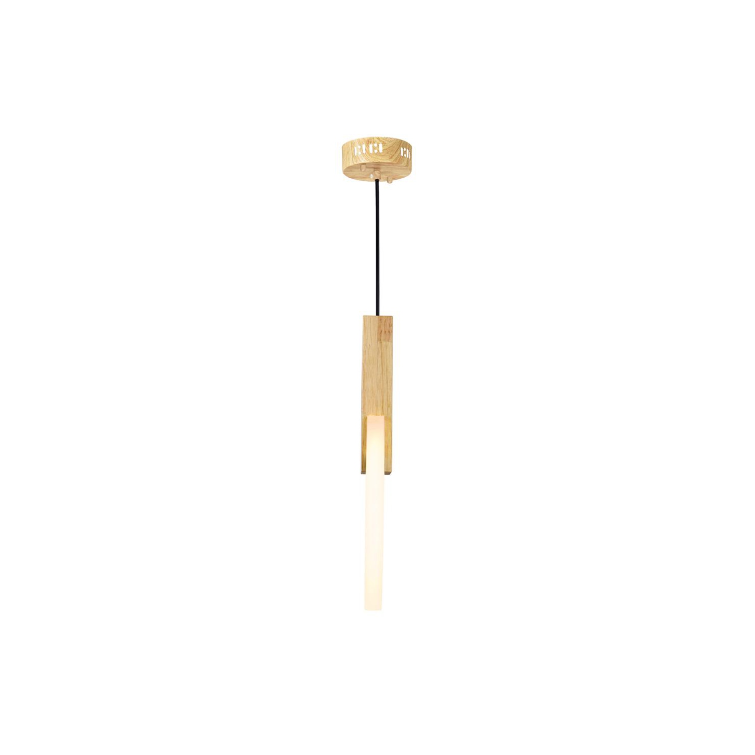 Anello LED Mini Pendant With White Oak Finish