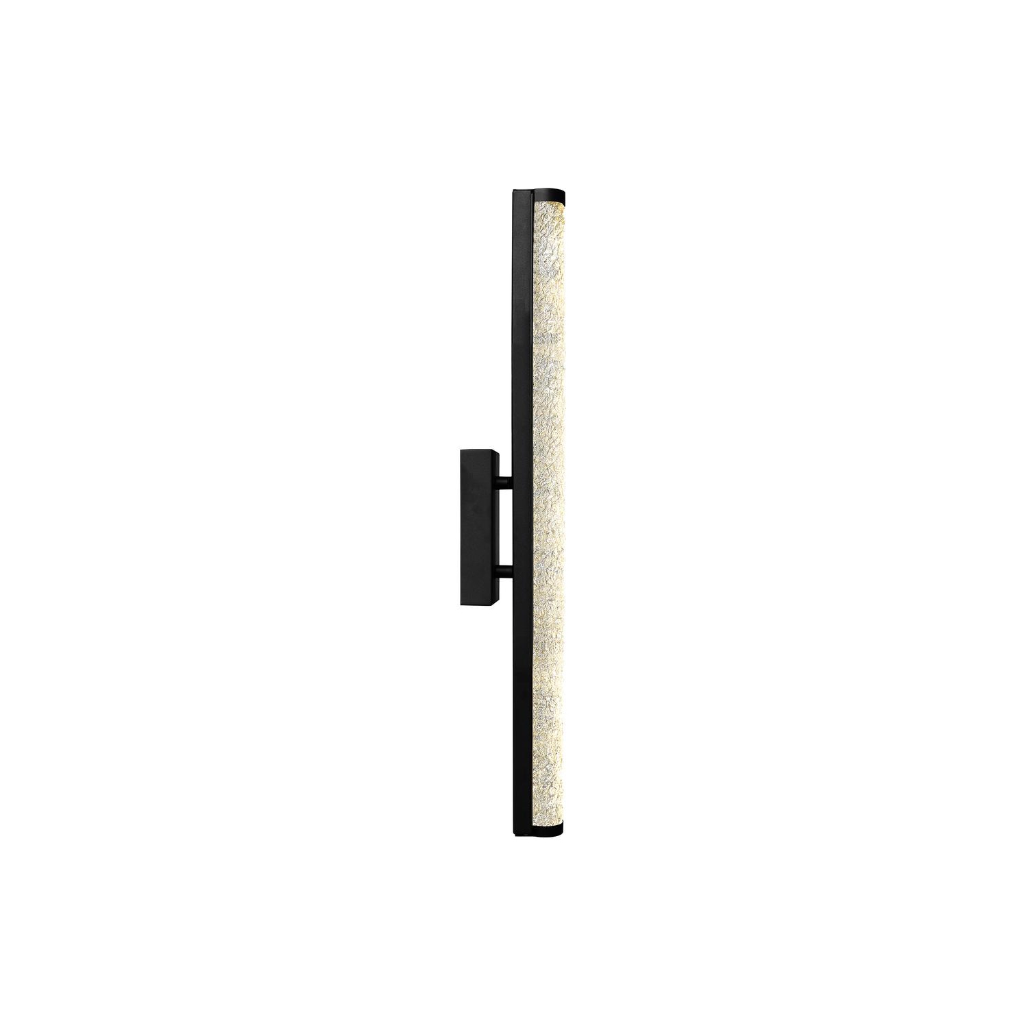 Fiji Integrated LED Black Outdoor Wall Light