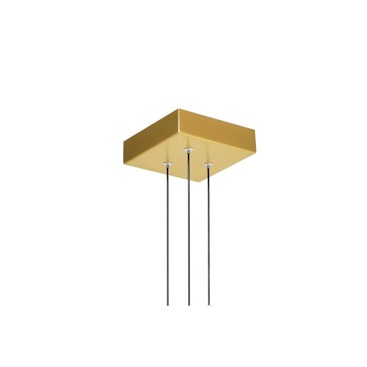 Mini luminaire suspendu LED en laiton intégré de Stagger