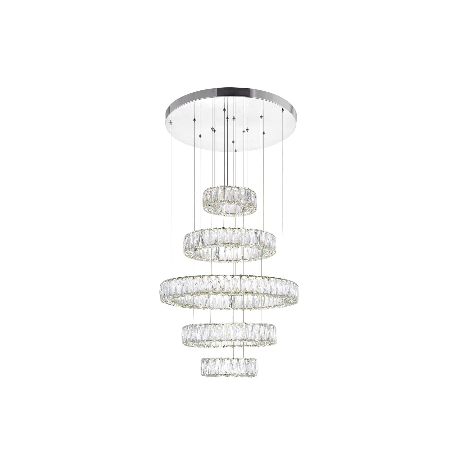 Madeline LED Chandelier With Chrome Finish