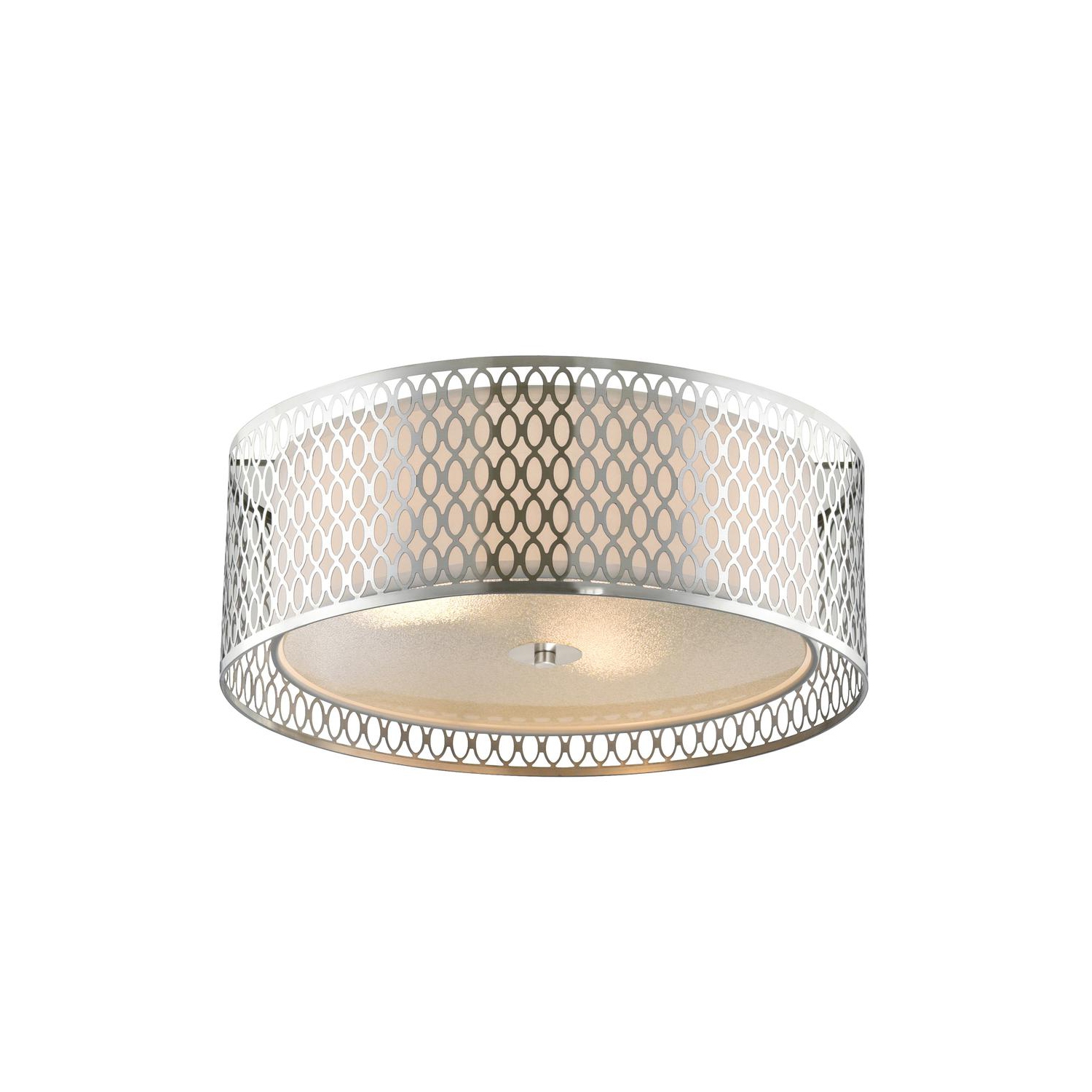 Mikayla – Luminaire encastré pour baril à 3 lumières, fini nickel satiné