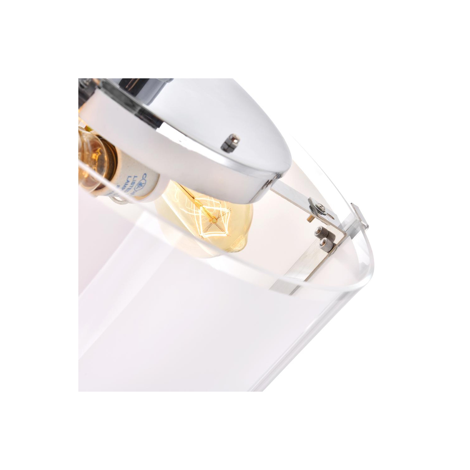 Lucie 5 Light Drum Shade Chandelier With Chrome Finish