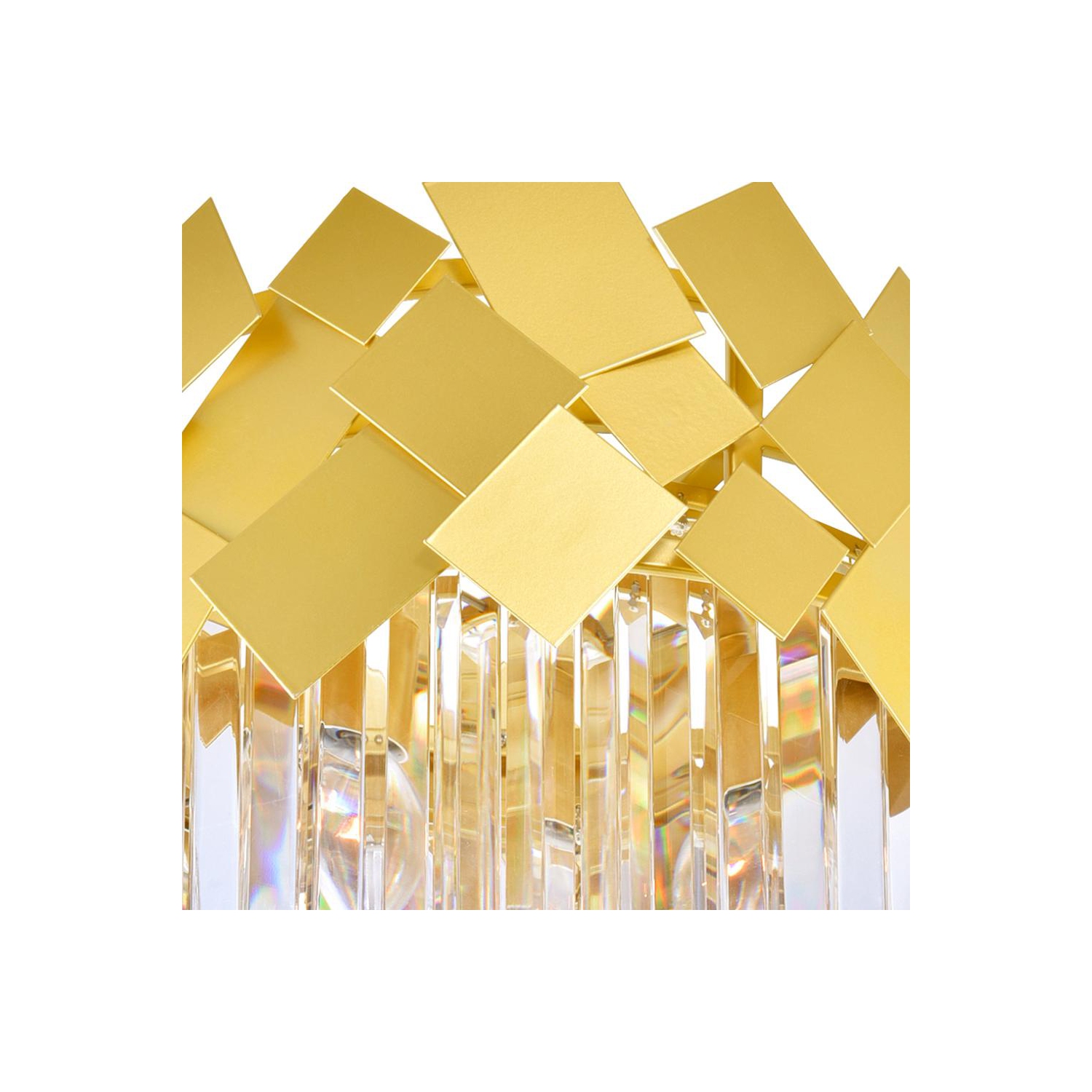 Panache 8 Light Down Chandelier With Medallion Gold Finish