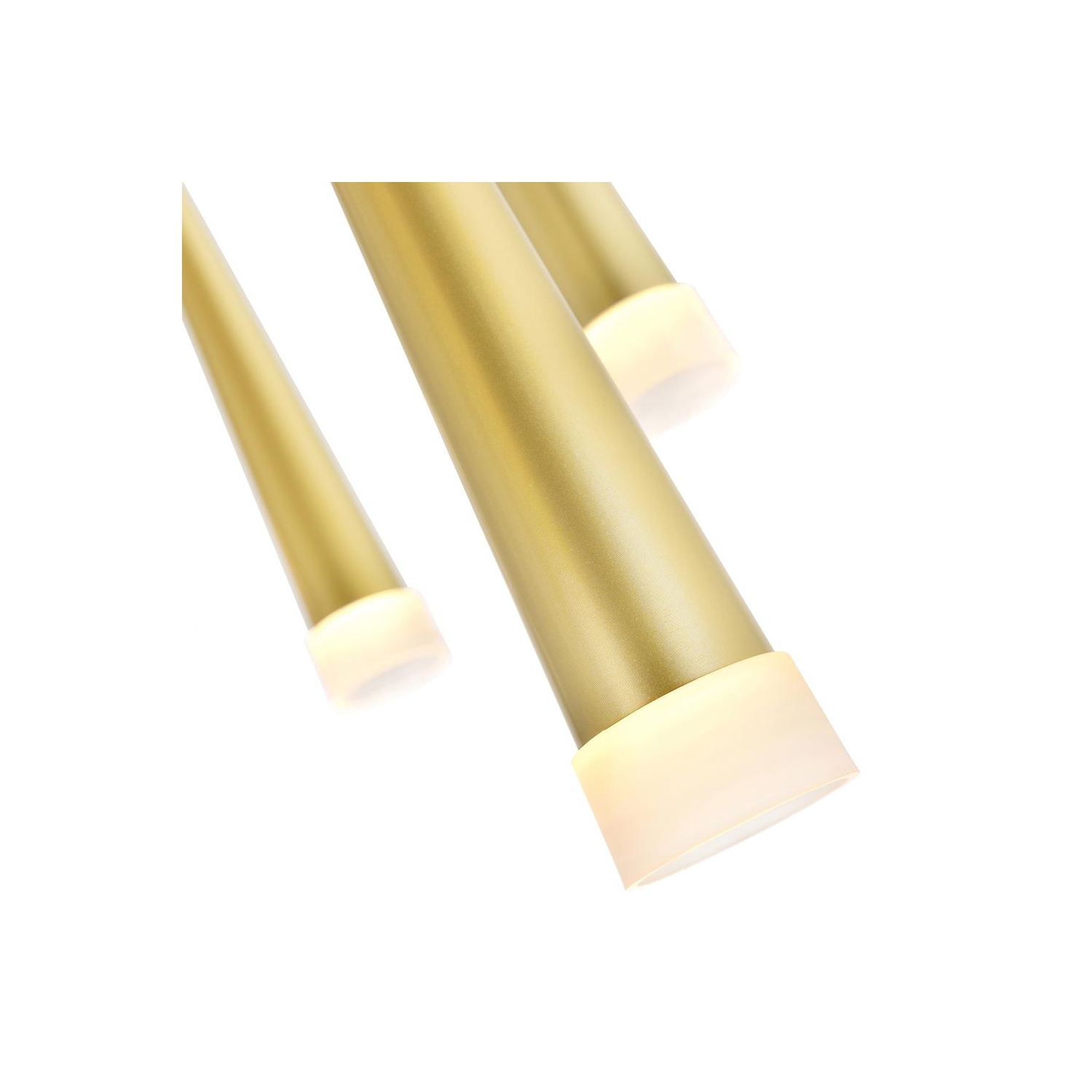 Andes LED Multi Light Pendant With Satin Gold Finish