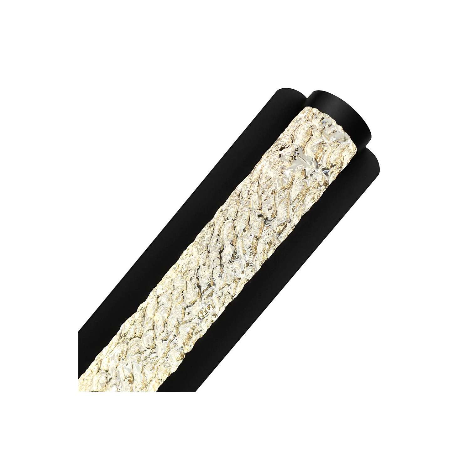 Fiji Integrated LED Black Outdoor Wall Light