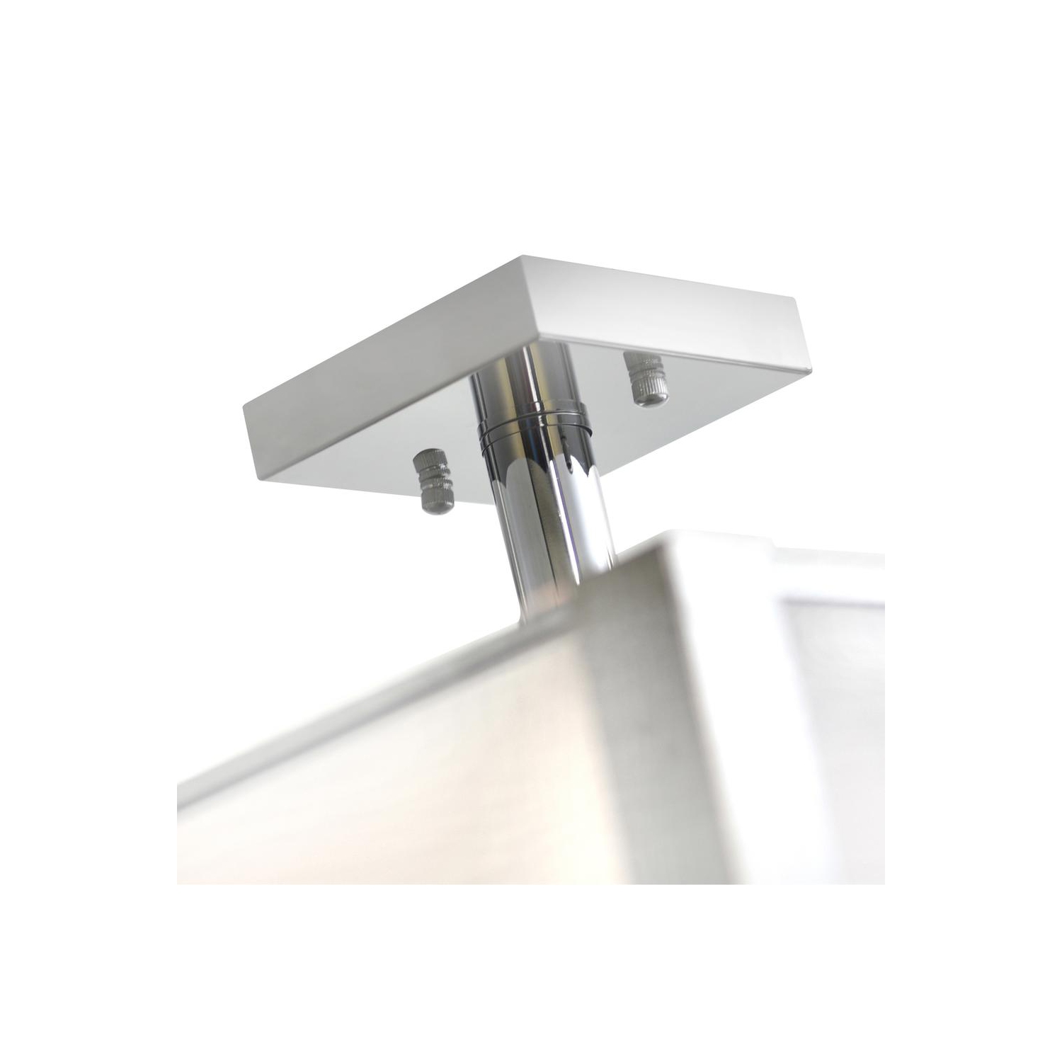 Lustre Lucie 5 illuminé avec fini chromé