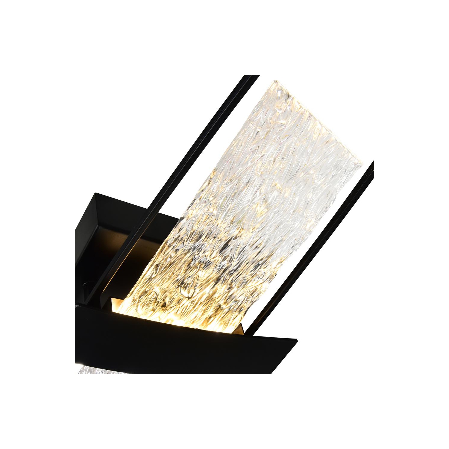 Guadiana – Applique murale LED intégrée, noir