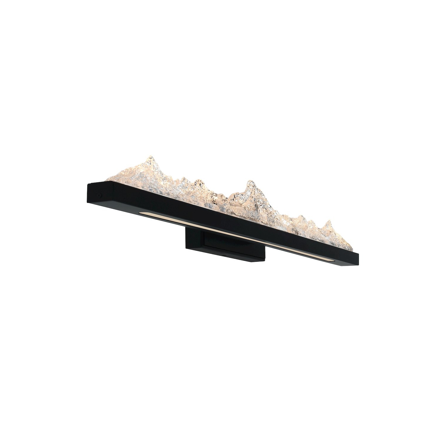Himalayas Integrated LED Black Vanity Light