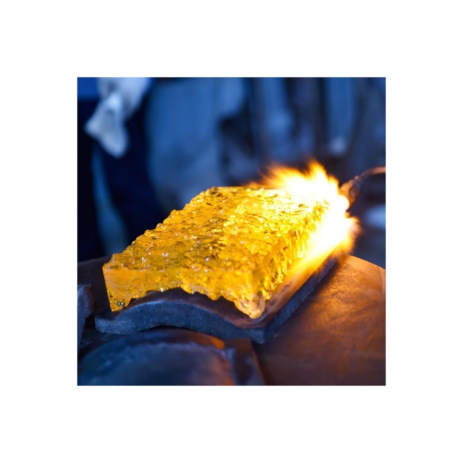 Lava Integrated LED Brass Wall Light