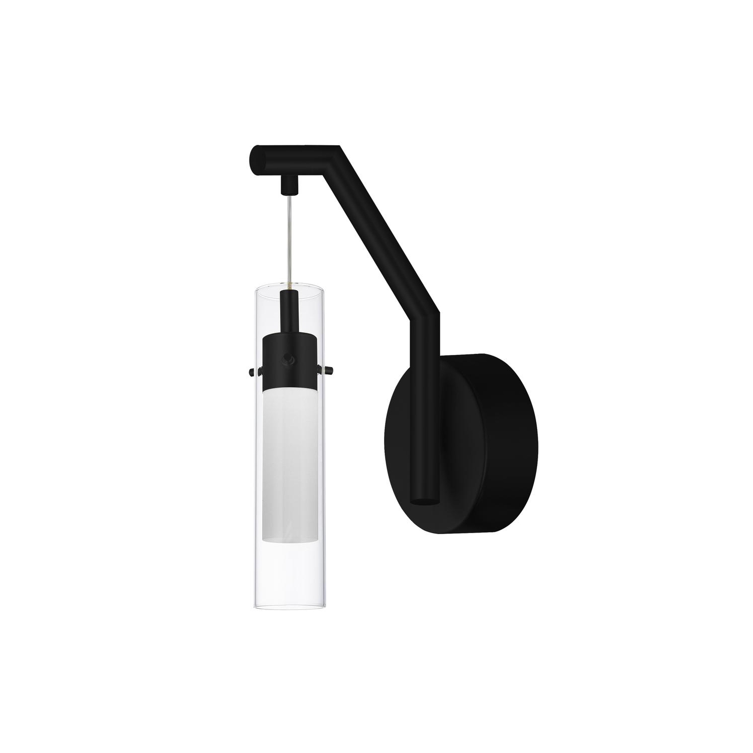 Olinda LED Integrated Black Wall Light