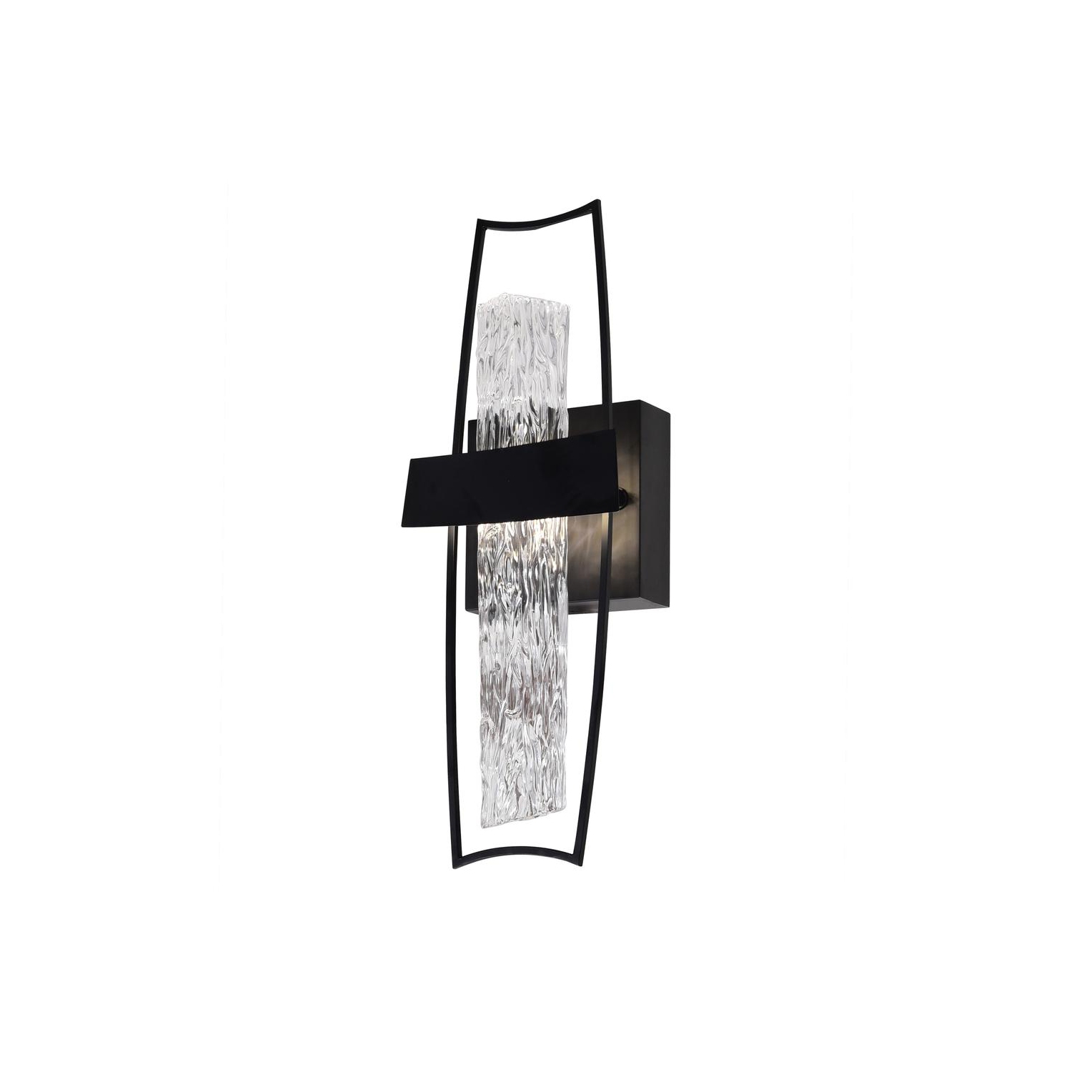 Guadiana 5 in LED Black Wall Sconce