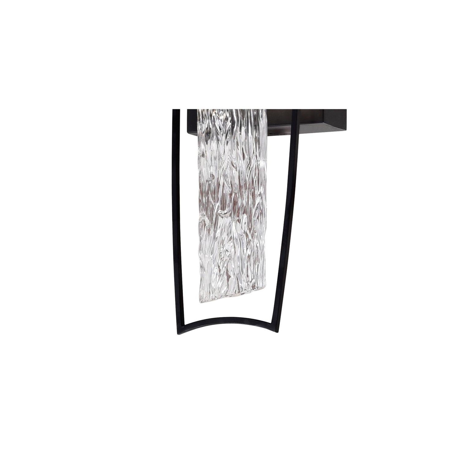 Guadiana 5 in LED Black Wall Sconce