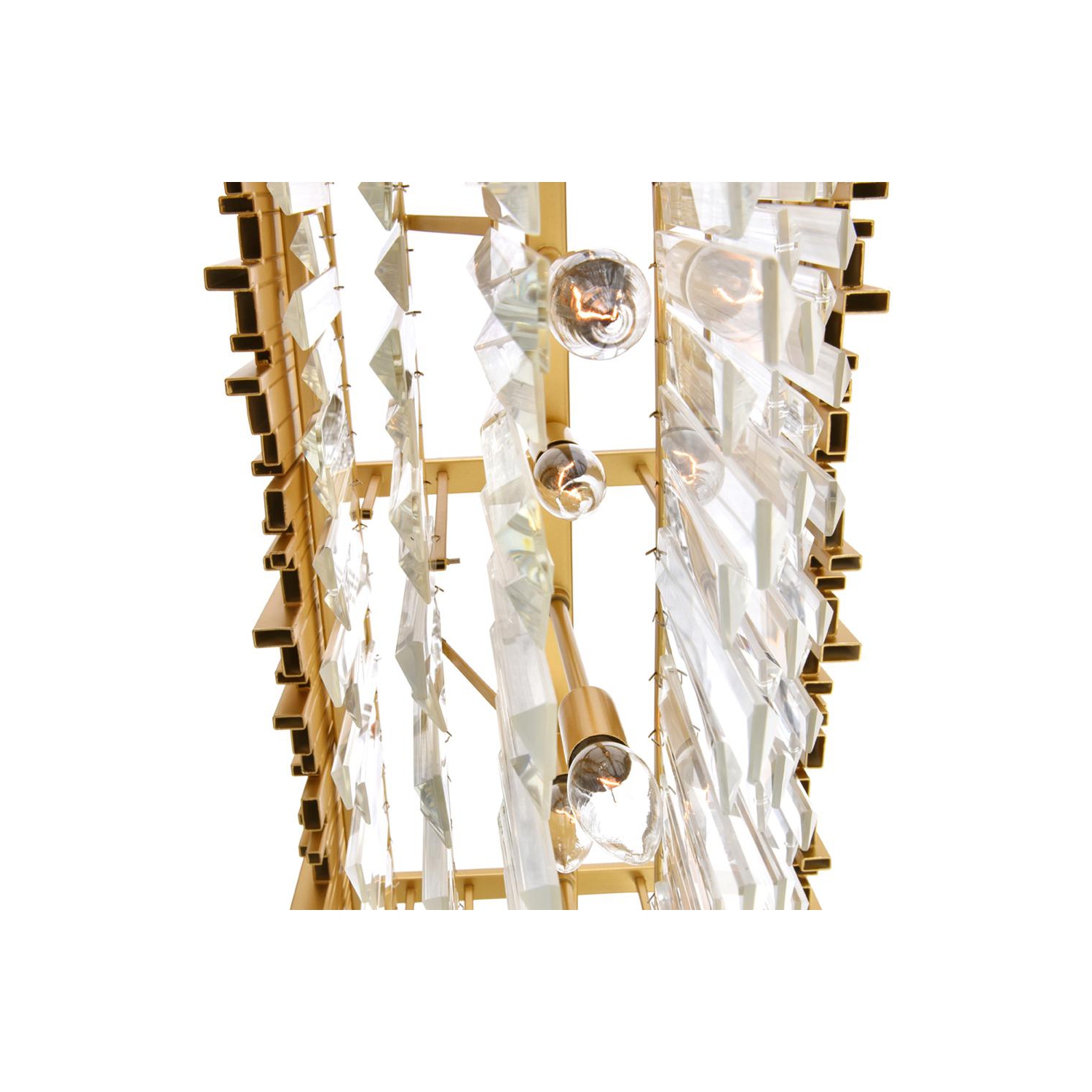 Deco 9 Light Pool Table Light With Medallion Gold Finish