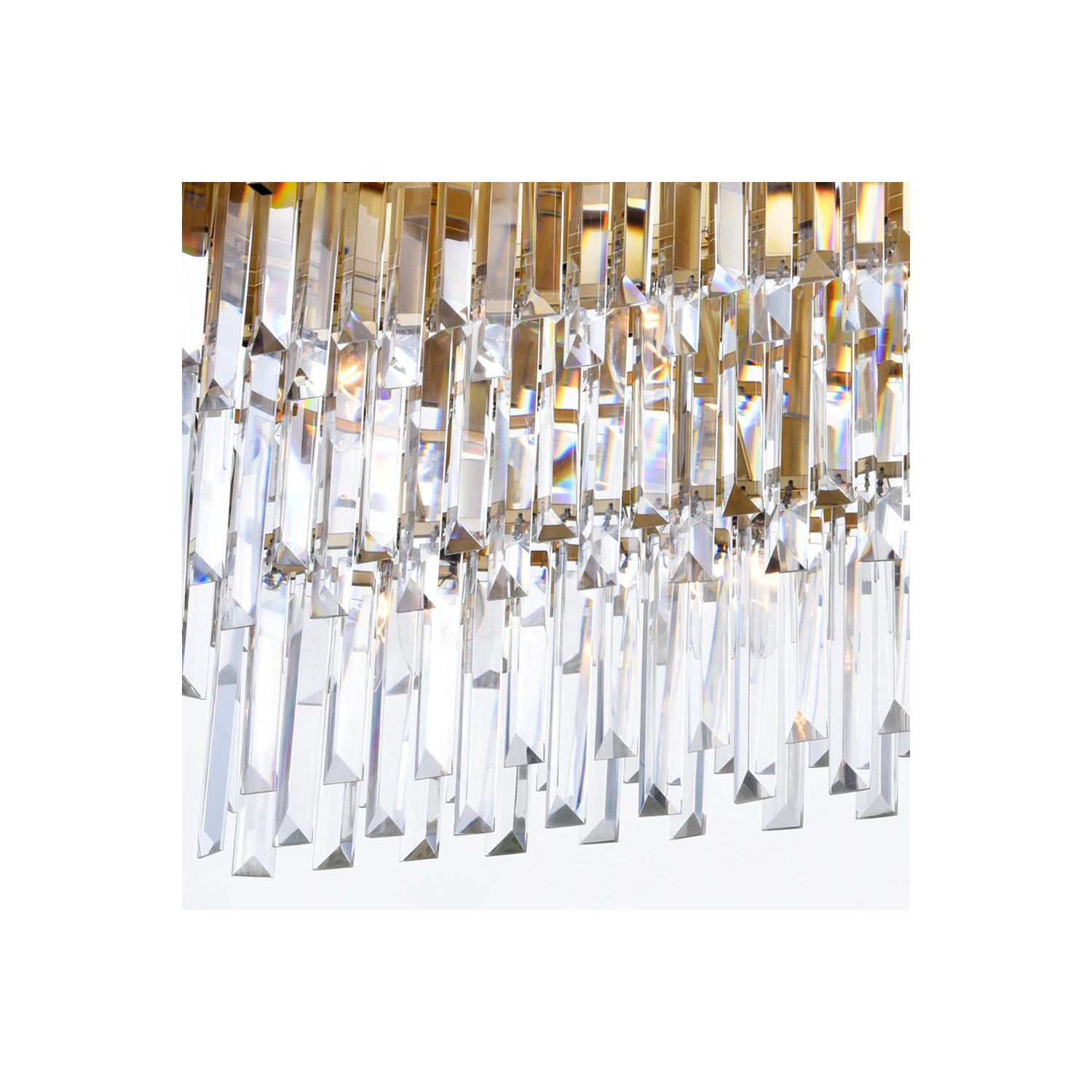 Deco 9 Light Pool Table Light With Medallion Gold Finish