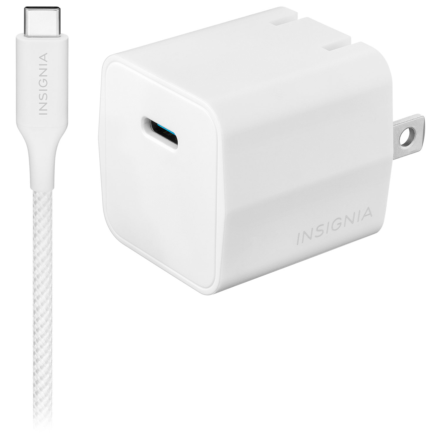 Insignia 20W USB-C Wall Charger Kit - White - Only at Best Buy