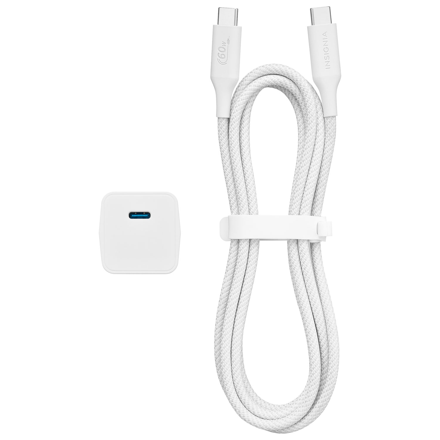 Insignia 20W USB-C Wall Charger Kit - White - Only at Best Buy