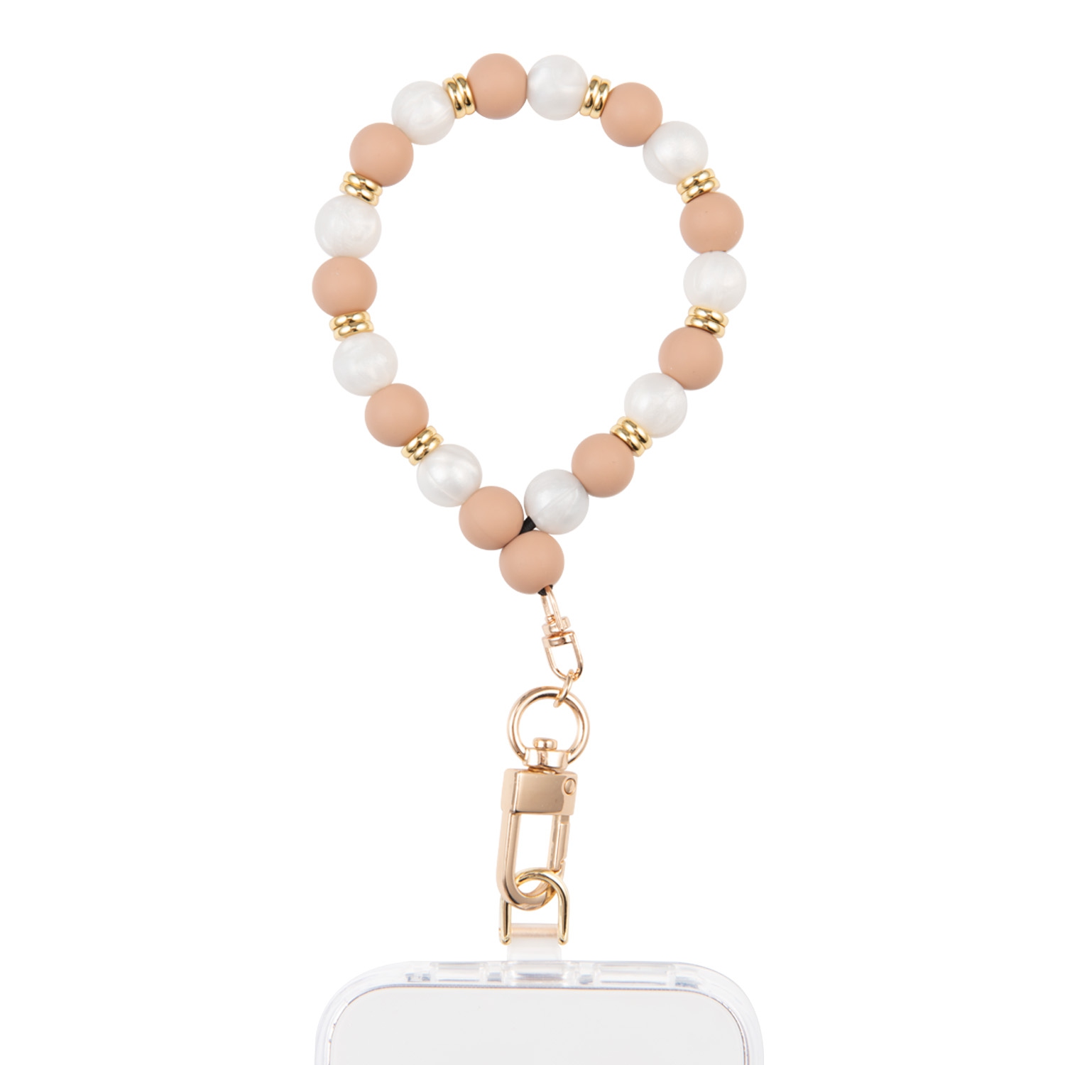 Artikl Silicone Bubble Wristlet Phone Strap - Latte