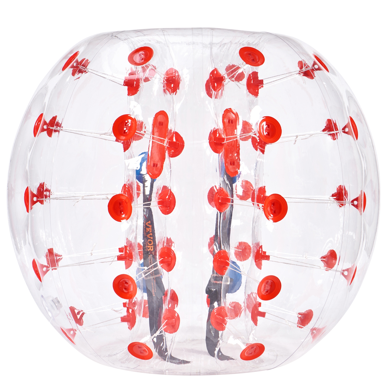 Paquet de 1 balles gonflables VEVOR, 4 pi/1,2&nbsp;M Body Sumo Zorb Balles pour adolescents et adultes, 0,8&nbsp;mm Hamster humain en PVC épais pour