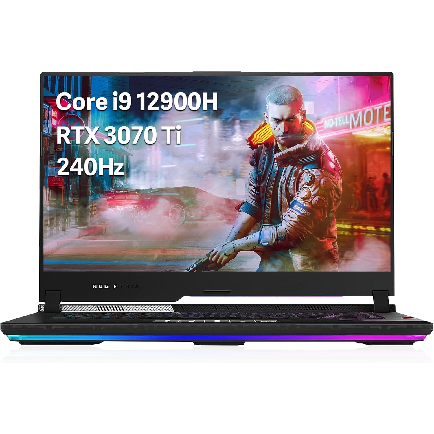Refurbished (Excellent) - ASUS ROG Strix Scar 15.6" 240Hz QHD Gaming Laptop, Intel i9 12900H, 64GB DDR5 RAM, 4TB SSD, RGB Backlit Keyboard, NVIDIA GeForce RTX 3070 Ti, Win 11 Pro