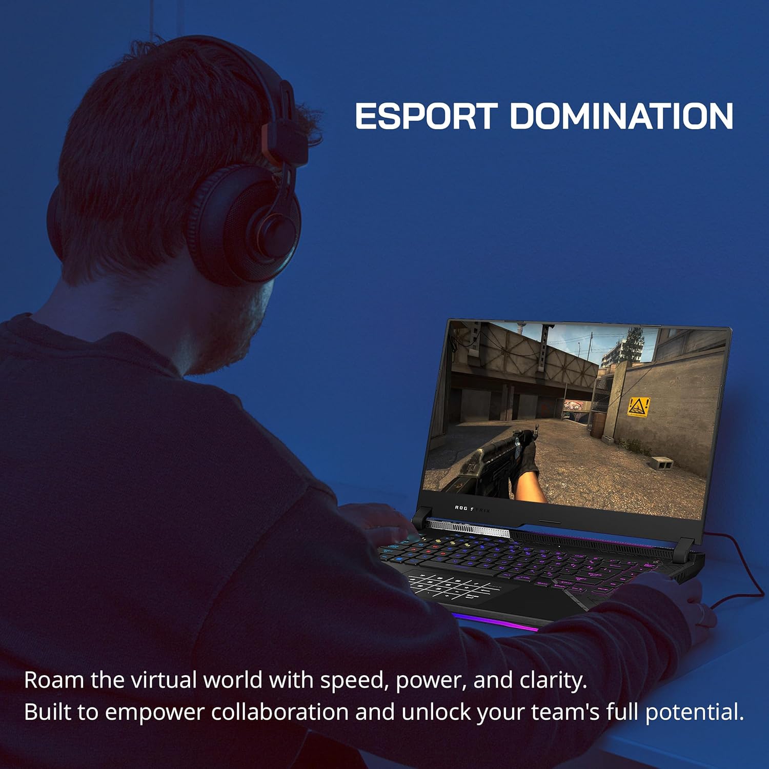 Refurbished - ASUS ROG Strix Scar 15.6" 240Hz QHD Gaming Laptop, Intel i9 12900H, 64GB DDR5 RAM, 4TB SSD, RGB Backlit Keyboard, NVIDIA GeForce RTX