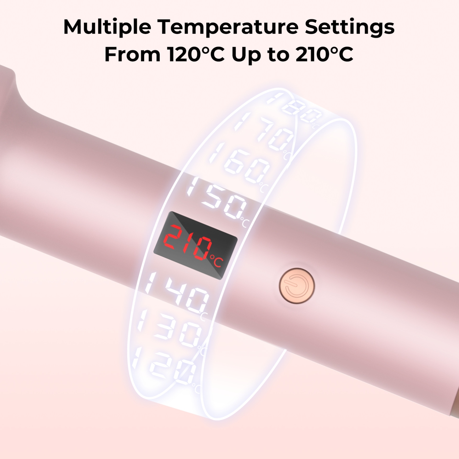 Brosse thermique pour fer à friser, brosse thermique chauffante 3-en-1 PTC, brosse à air chaud pour coiffer les cheveux