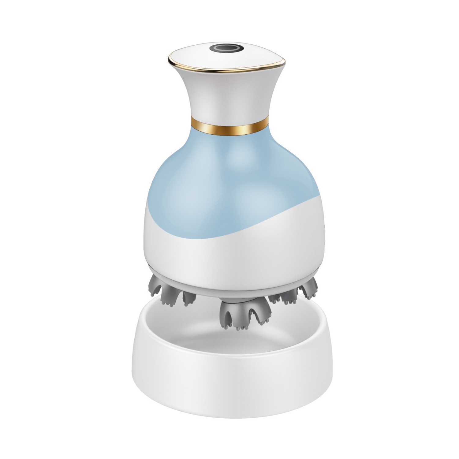 Electric Cordless Hair Scalp Massager with Kneading Massage Nodes,Handheld Portable Head Scratcher Massager,Head Massager for Hair Growth & Stress