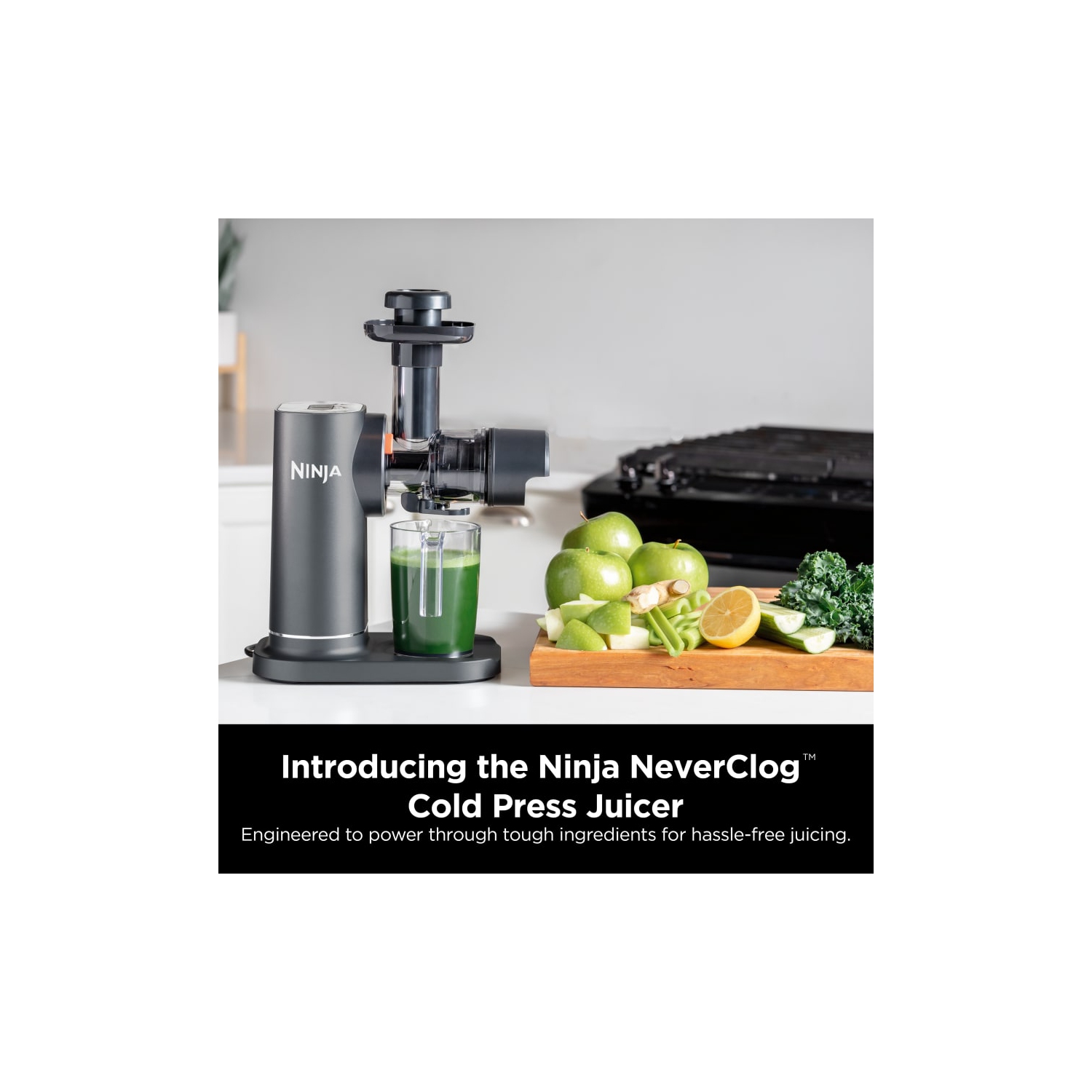 Refurbished - Ninja NEVERCLOG™ Cold Press Juicer JC155