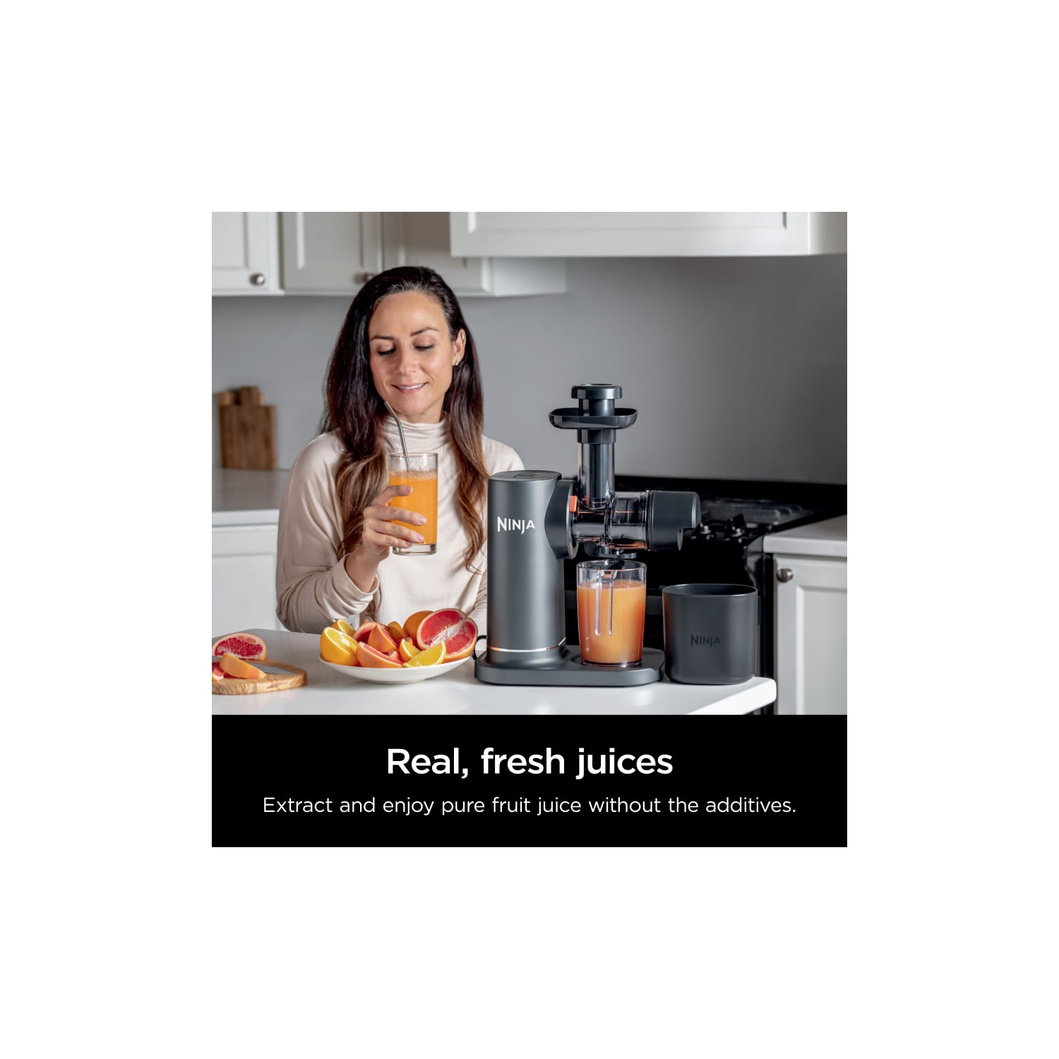 Refurbished - Ninja NEVERCLOG™ Cold Press Juicer JC155
