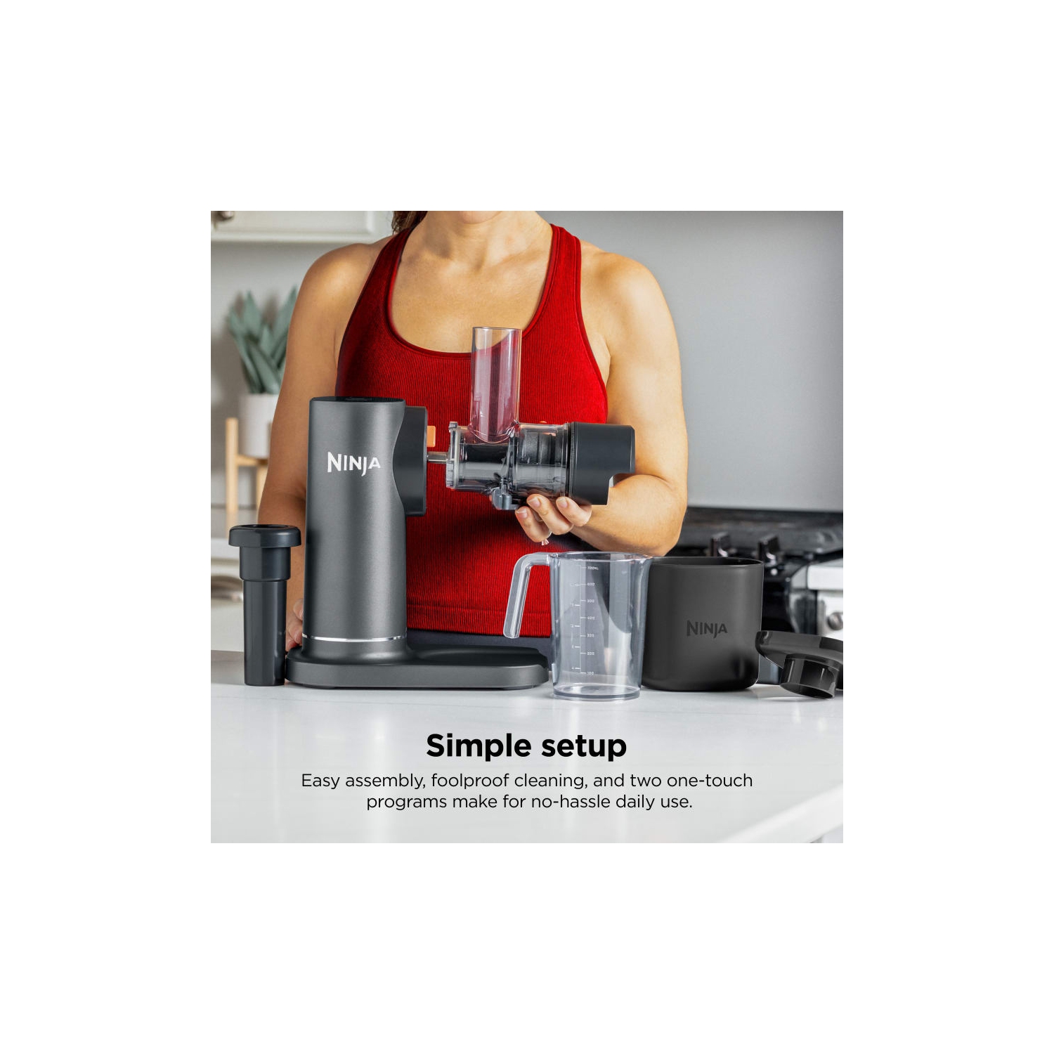 Refurbished - Ninja NEVERCLOG™ Cold Press Juicer JC155