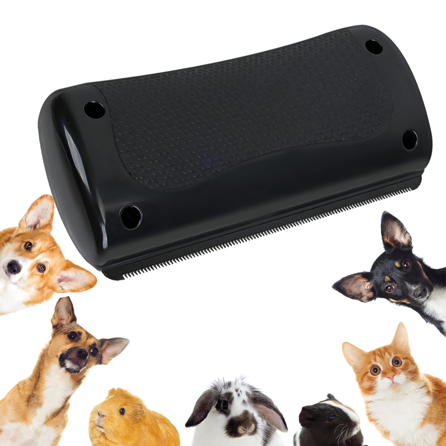 1PCS Brosse à lisser, brosse de toilettage pour animaux de compagnie, mini brosse à lisser pour chats chiens lapins chevaux