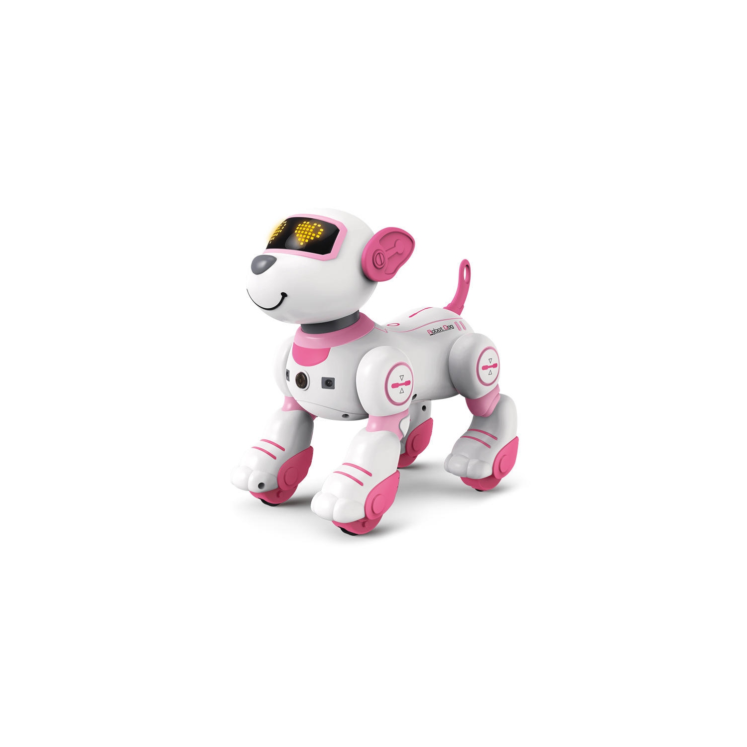 Chien robot pour enfants, animal de compagnie robot téléguidé vocal et 2,4&nbsp;GHz avec capteurs tactiles interactifs, chiot robotique pour garçons