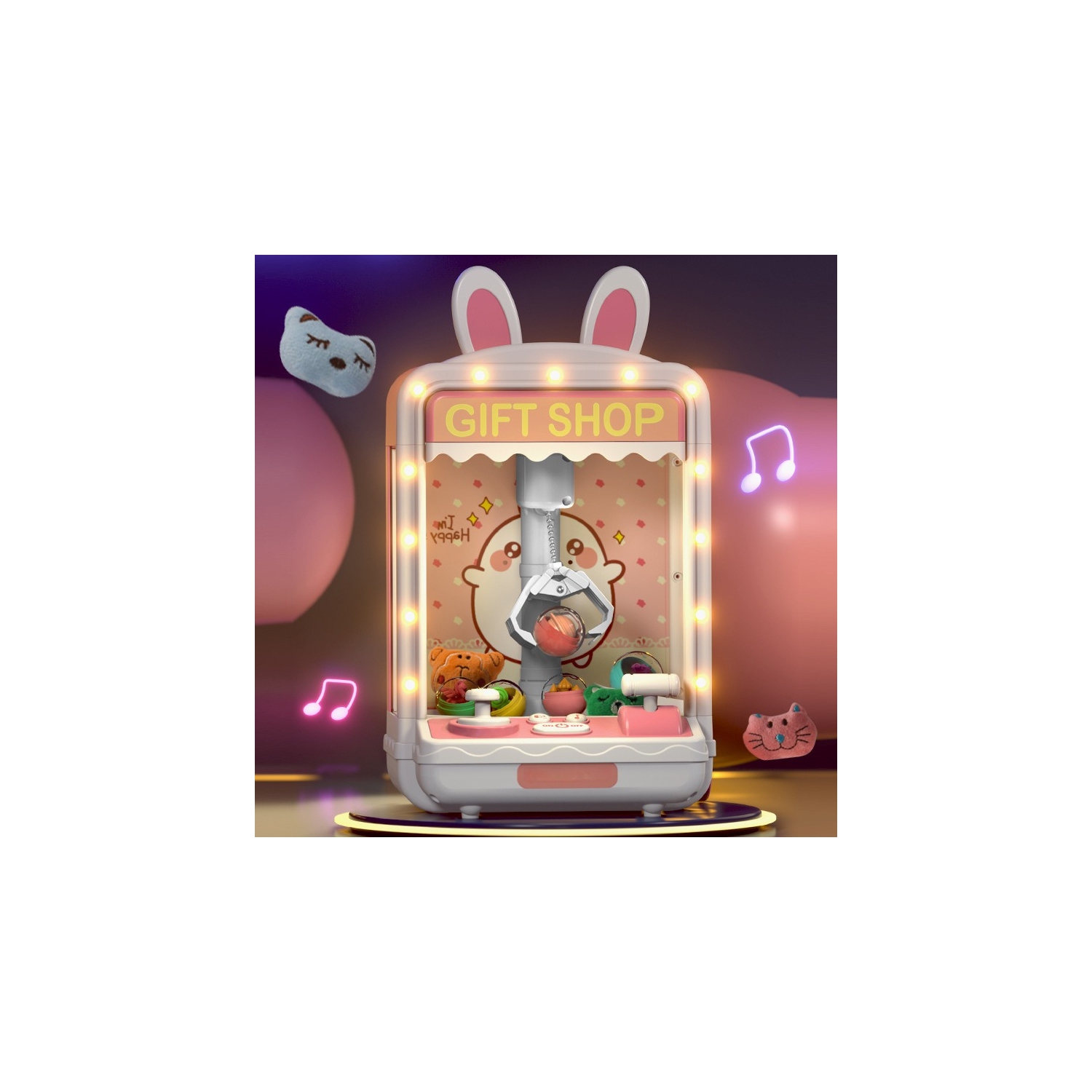 Claw Machine pour enfants, Mini Vending Machine Girl Toys 6-10, Machine à bonbons avec lumières Jeu d'arcade, Cadeaux pour adolescentes en vogue