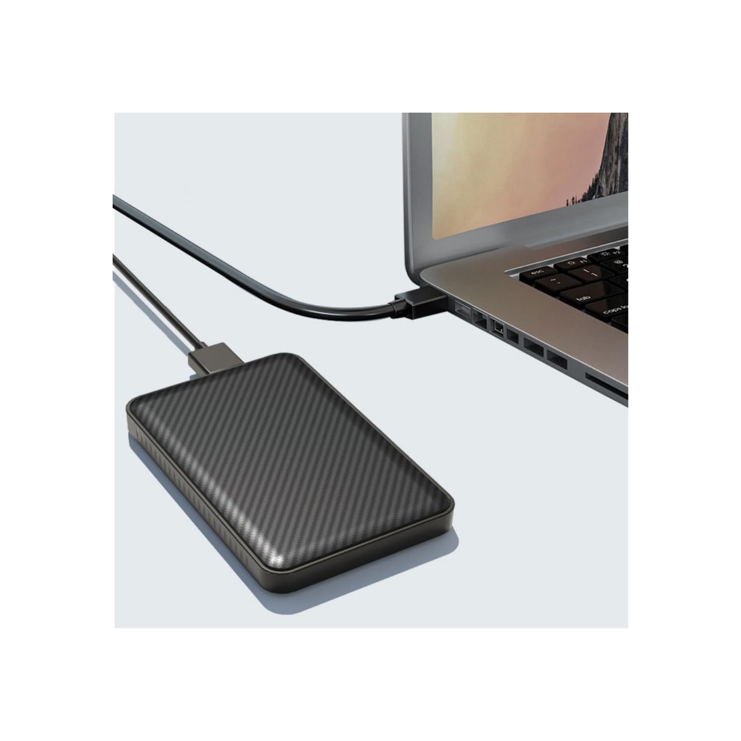 1 TB External Mobile Hard Drive - USB 3.0 2.5-inch Portable Hard Drive Ultra-thin External Hard Drive 5Gbps High Speed ​​Hard Drive Suitable for PC, Laptop