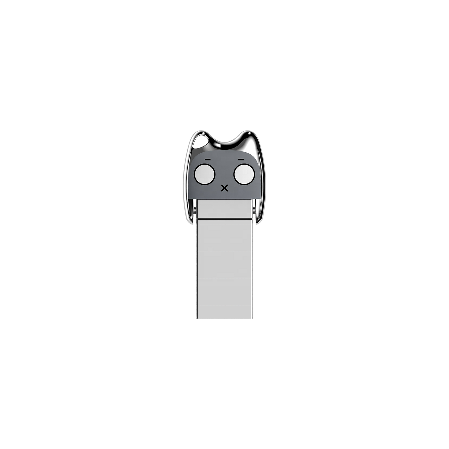 Dazed mobile computer USB flash drive, high-speed 3.0 interface, personalized creative gift USB flash drive, cute cartoon metal USB flash drive, 128GB