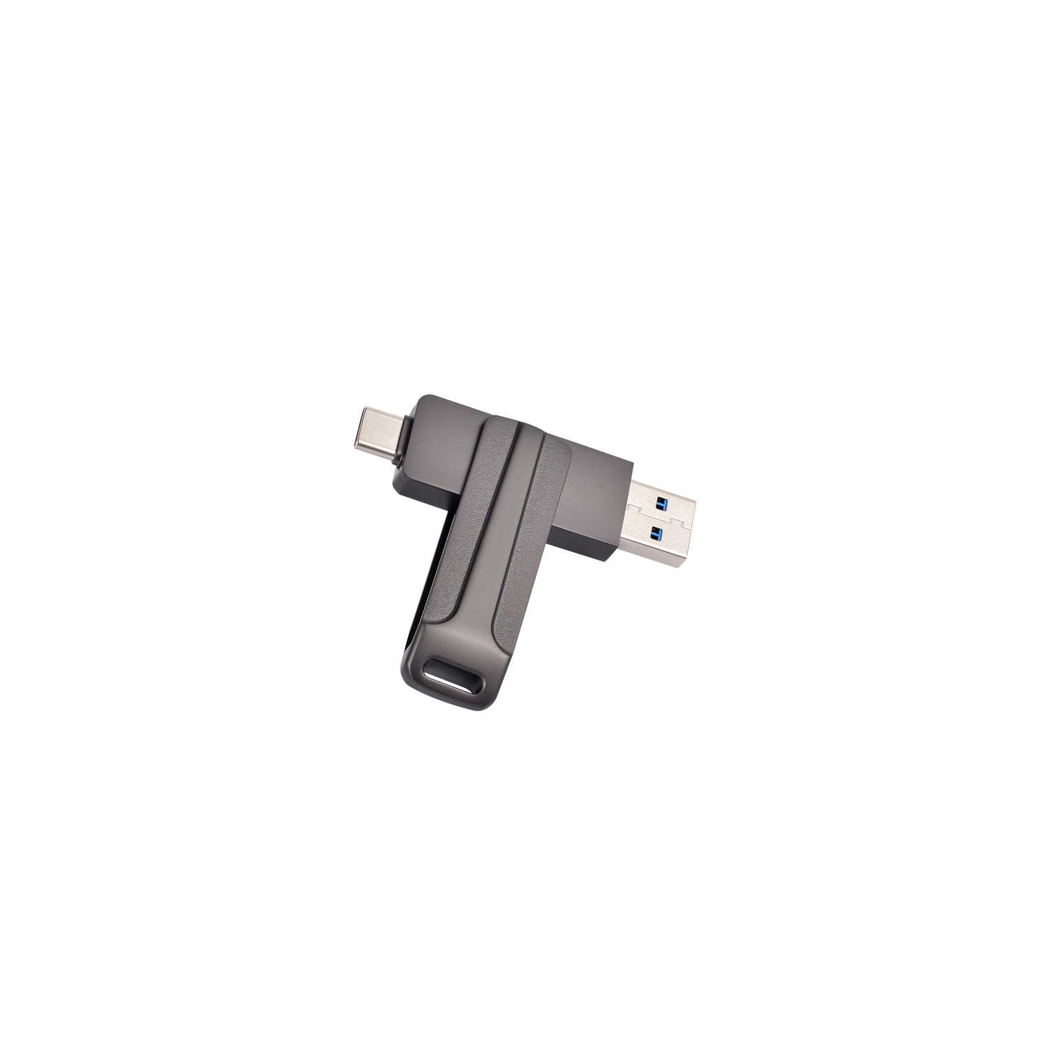 Clé USB SSD portative ultra-mince et compacte de 128&nbsp;Go Clé électronique USB haute vitesse USB de type C Téléphone mobile USB à double usage