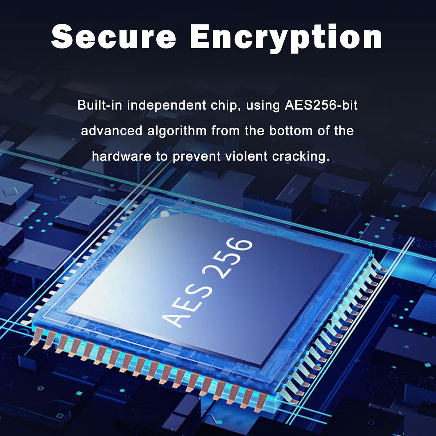 Secure USB 3.0 Flash Drive AES-256 Encrypted USB Drive Digital Encrypted USB Drive – Hardware-level security, compact, durable and portable