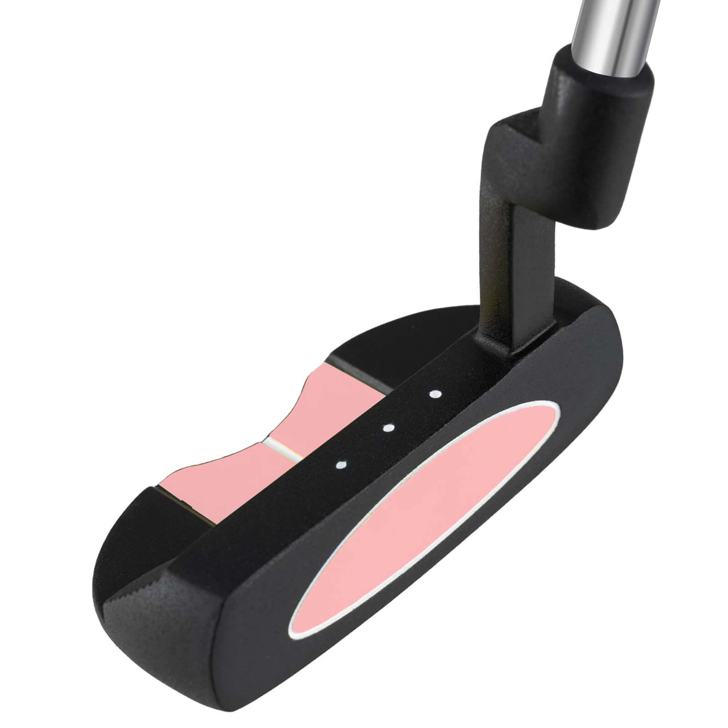 Ultimate 30 Inch Junior Mallet Putter for Kids with Stainless Steel Shaft and Headcover Blue/Pink
