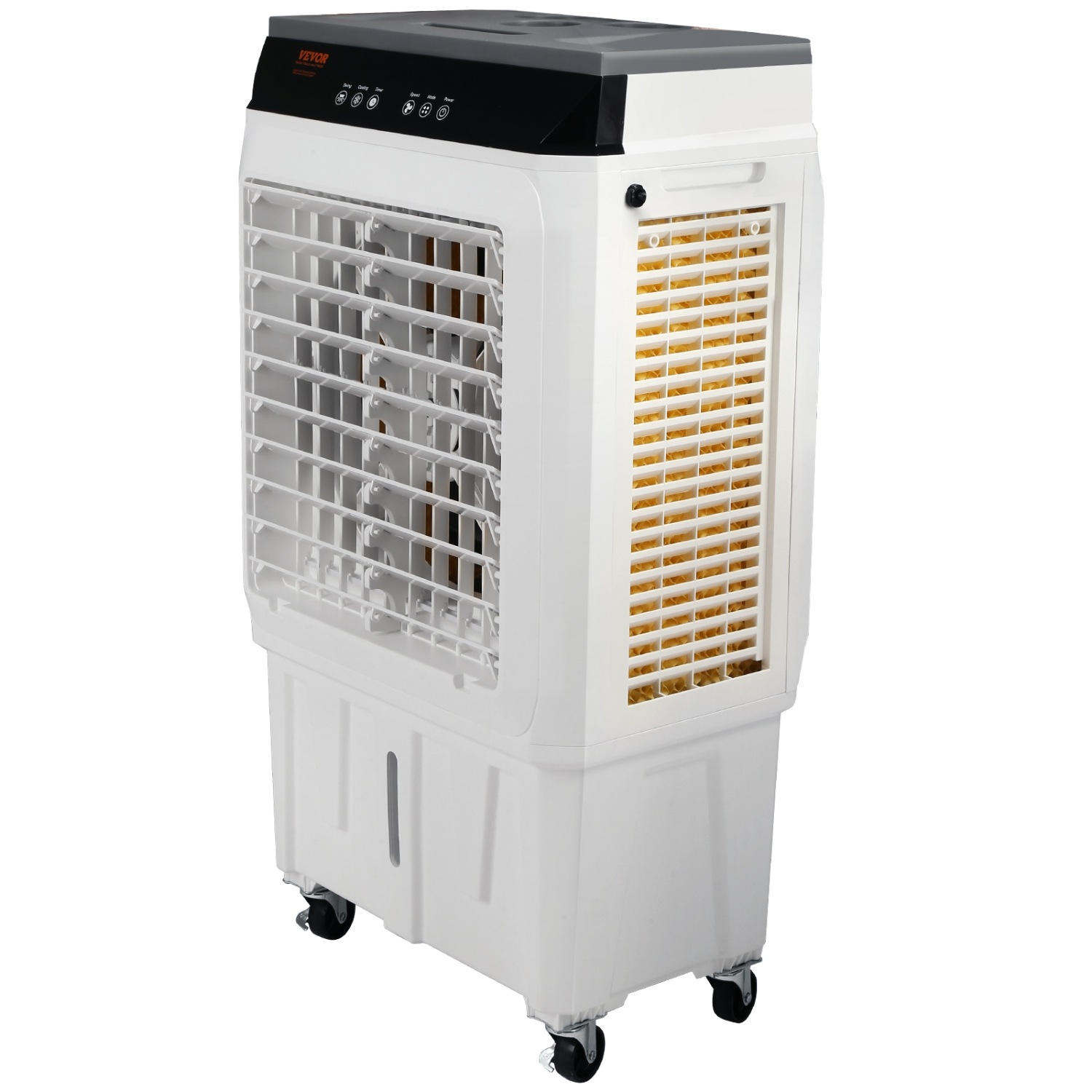 VEVOR 2100 CFM Evaporative Air Cooler, 135掳 Oscillating Swamp Cooler with Adjustable 3 Speeds and 12 H Timer,7 Gal Portable Air Cooler for 750 Sq.ft,