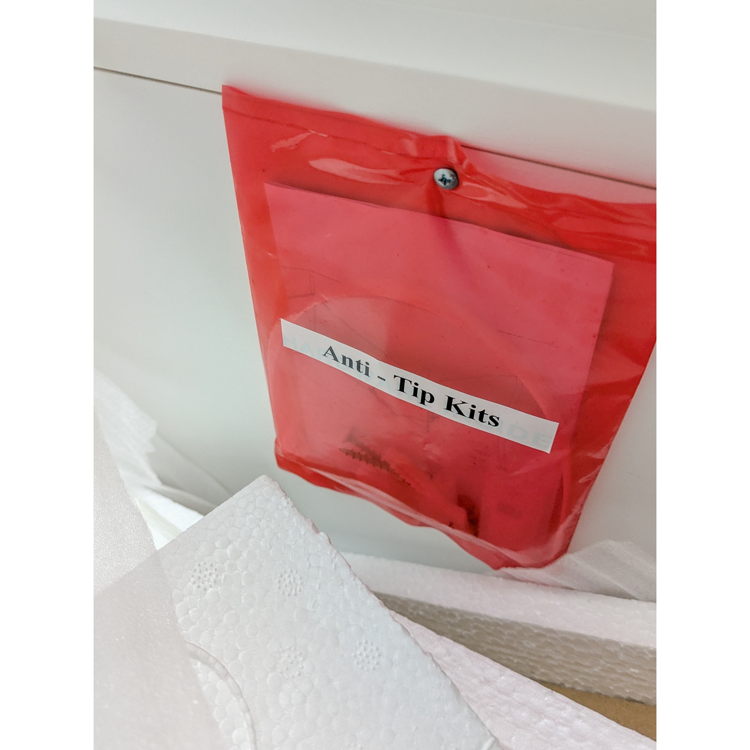 VAST Bedside Cabinet 2 Drawers - White